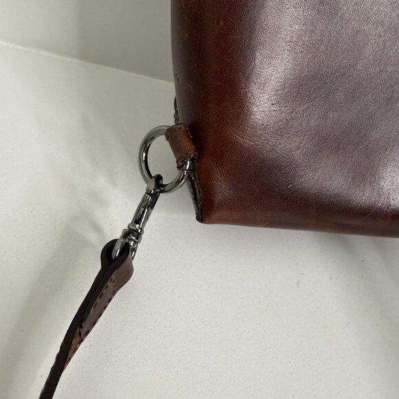 ELLINGTON Portland Oregon Vintage Authentic Brown Leather Backpack Bag leather - Picture 3 of 15